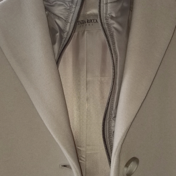 NWOT-Cinzia Rocca Reefer Coat and Vest size 10 - Picture 2 of 8